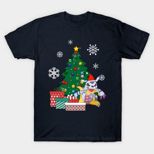 Gabumon Around The Christmas Tree T-Shirt